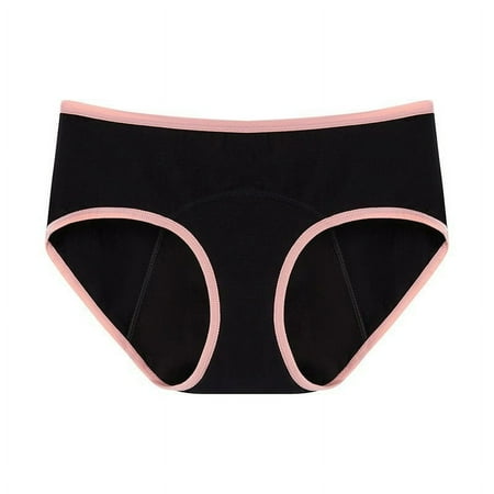 ATOYSOY Women s Stretchy Solid Panty Classic Briefs Girls Low Waist Underpants Plus Size Hip Lifting Cotton Panties  3 Pack Multipack Clearance Shapewear Control Briefs Seamless Pink M
