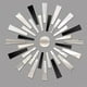 thumbnail image 5 of 1 Juego de pegatinas de espejo para pared, diseño creativo DIY, superficie lisa europea, efecto reflectante, cocina, hogar, oficina, pasillo, baño Inevent HA011908-00, 5 of 7