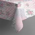 thumbnail image 4 of Pioneer Flower Floral Print Pattern Rectangle Tablecloth 60"x120", Waterproof Polyester Table Cloth, Wipeable Spillproof for Dining Camping Indoor Outdoor, 4 of 6