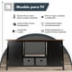 thumbnail image 2 of Mueble para TV Big Room de Madera Comoda Cajonera Tela Repisas Hogar negro, 2 of 3