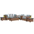 thumbnail image 1 of Laguna 7 Piece Outdoor Wicker Patio Furniture Set 07d, 1 of 2