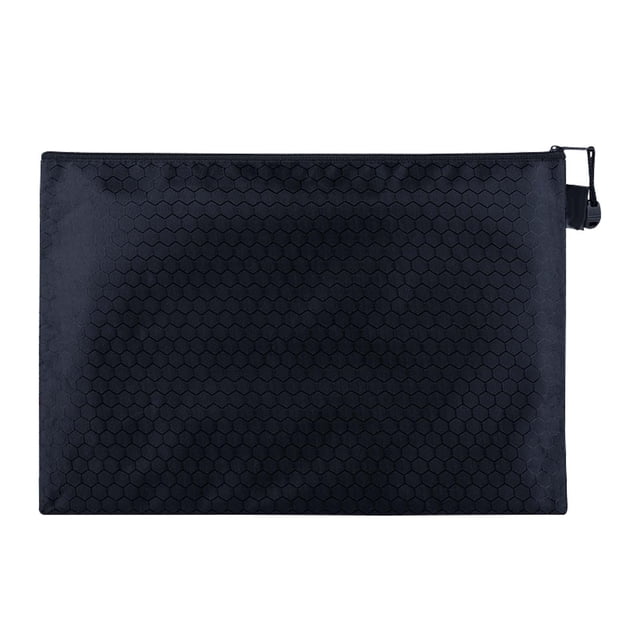 Bolsa con cremallera kusrkot B5 organizador de documentos negro