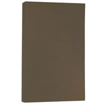 JAM Paper Matte Legal Paper, 8.5x14, 500/Pack, 32lb Dark Brown