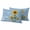sky blue, variant on Light Blue Sunshine Sunflower Outdoor Pillow Covers 24"x24" Set of 2,Waterproof Throw Pillow Covers for Patio Furniture,Pastoral Bees Farmhouse Floral Decorative Cushion Pillowcases for Garden Sofa