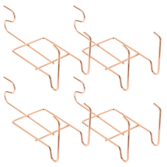 4pcs Tea Display Stand Cup Holder Cup Hanging Rack Plate Hanger