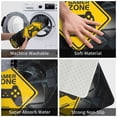 thumbnail image 4 of DouZhe Doormat Non-Slip Washable Floor Mat, Indoor Area Rug Gamer Zone Warning Pattern Carpet, 24x16 inches, 4 of 7