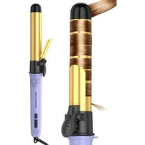 Rotating Curling Iron 1 1/4 Inch, Automatic Curling Iron with Extra-Long Barrel, Dual Voltage Self Curling Wand 1.25" Hair Curle