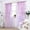 purple, variant on 1 piece Voile Curtains Cute Green Sheers Leaf Curtain Tulle Vine Window Curtains Nursery Sheers Ivy Pretty Curtain for Living Room Bedroom Window Door Balcony purple 100*200cm