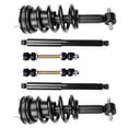 thumbnail image 2 of CCIYU Complete Suspension Kit Fits 07 08 09 10 11 12 13 for Chevrolet Silverado 1500, 09 10 11 12 13 for GMC Sierra 1500 Includes Strut Spring Assembly, Rear Shock Absorber, Stabilizer Bar Link Kit, 2 of 5