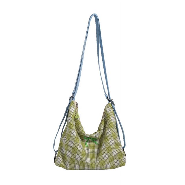 Bolso Bandolera Informal Cruzado para Mujer Diario Lona Color Contrastante Niñas
