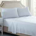 thumbnail image 2 of Penelope & Paul 4 Piece Wrinkle Resistant Sheet Set with Pillowcase and Printed Fabric Storage Bag in Geo Tiles - Queen, 2 of 3