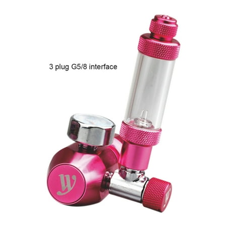 CO2 Planted Aquarium Tank Regulator Mini Dual Gauge Display pressure