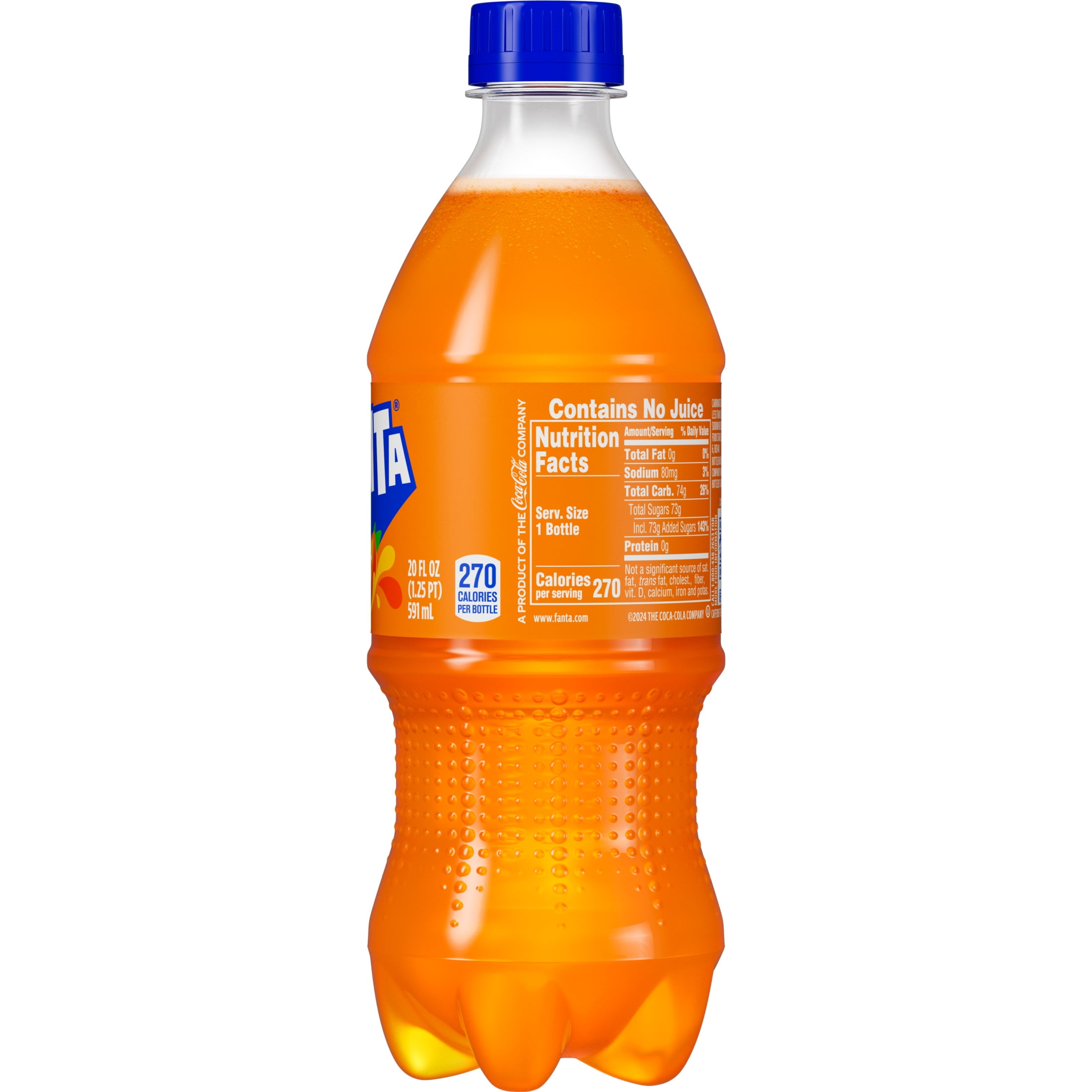 Fanta Orange Soda Pop, 20 fl oz Bottle - Walmart Business Supplies