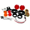 One Diode LED Trailer Light Kit Round for Single Axle Trailer