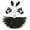 White/Black, variant on Petitebelle Bunny Headband Bowtie Tail Gloves Tutu 5pc Costume (Pink, 1-5 Years)