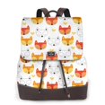 thumbnail image 1 of Disketp Cute Fox with Heart Mochila de Cuero para Mujer, Bolso de Espalda Antirrobo con Estilo para Viaje, Trabajo y Uso Diario, 1 of 4
