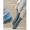 thumbnail image 4 of Warm & Cozy Gifts for Women, Stocking Stuufers, Fluffy Fuzzy Plush Sleeping Slipper Socks - Soft Warm Fabric, 4 of 7