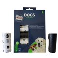 thumbnail image 2 of Dog Poop Pooh Bags Black and Paw Print Design 12 Rolls 240 Bags Waste Pick Up, 2 of 5