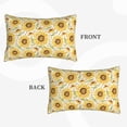 thumbnail image 4 of Fotbe Watercolor With Sunflowers Pillow Cases - Envelope Closure - Luxury, Extra Soft, Cooling Pillow Covers - Wrinkle, Fade, Stain Resistant-14"x20", 4 of 8