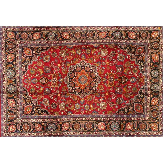 Ahgly Company Indoor Rectangle Traditional Red Persian Area Rugs, 2' x 4'