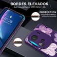 thumbnail image 3 of Threehao Funda para OPPO Reno 11 Case Uso Rudo, Ultra Delgado Flexible Púrpura Suave TPU Silicona Ca, 3 of 6
