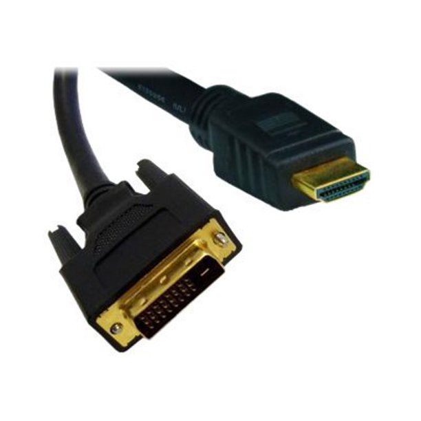 HDMI to DVI Cable, HDMI Male to DVI Male, CL2 rated, 10 foot Walmart