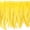 BY, variant on ZUCKER? Bleach Dyed Rooster Coque Tail Feather Fringe - Red