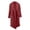 Red, variant on Women's Fuzzy Fleece Overcoats Long Sleeve Maxi Length Open Front Loose Fit Cozy Cardigan Fall and Winter Warm Casual Soft Plush Outerwear with Pockets