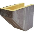 thumbnail image 6 of Ekena Millwork 8"H x 12"D x 48"W Pecky Cypress Faux Wood Fireplace Mantel Kit with Ashford Corbels, Aged Pecan, 6 of 10