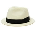 thumbnail image 5 of XL Big Head 63CM Summer Beach Woven Sun Hats Men Women Plus Size Jazz UV UPF 50+ Sun Protection Travel Panaman Straw Hats Unisex, 5 of 9