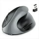 thumbnail image 1 of Ratón Óptico Vertical Ergonómico Recargable de Modo Dual USB 2.4G Inalámbrico + Bluetooth para Computadora Portátil Gris, 1 of 5