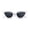 White - Black, variant on Womens Rich Gilded Age Opulent Gothic Cat Eye Plastic Fashion Sunglasses All Black