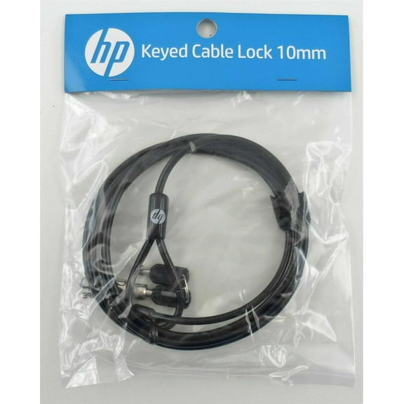 NEW HP Keyed Security Cable Lock 6FT, 2 Keys For Slice G2, Z2 MINI, 15U, T1A62UT