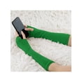 thumbnail image 4 of INSPIRE CHIC Unisex Classic Fashion Stretch Fingerless Arm Warmers Oversleeve Gloves Green One Size, 4 of 6