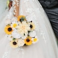 thumbnail image 3 of Juego de flores artificiales, para decoración de boda, ramo de novia, centros de mesa, decoración de flores, decoración del hogar, 3 of 5