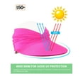 thumbnail image 3 of Spencer Womens Sun Visor Hat Large Wide Brim Open Top Sun Hat Summer UV Protection Beach Cap, 3 of 7
