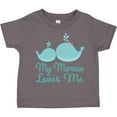 thumbnail image 3 of Inktastic Memaw Loves Me Grandchild Whale Boys or Girls Toddler T-Shirt, 3 of 5