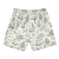 thumbnail image 7 of FORMRS Boys Swim Trunks Quick Dry Mesh Lining Beach Boardshorts, Sizes XS-XL, Watercolor Forest Pattern, 7 of 7