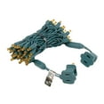 thumbnail image 3 of Novelty Lights 50 Light Outdoor LED String Lights, 11 Ft, Orange, Energy Efficient, 3 of 9