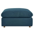 thumbnail image 6 of Modway Commix Modern Down Filled Overstuffed Fabric Ottoman in Azure, 6 of 9