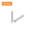 thumbnail image 3 of Uxcell M1.4x0.3x10mm 50 Pack Metal Flat Round Head Screws Phillips Drive Machine Bolt, 3 of 5