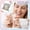 G001- Style A, variant on Stress Balls Squeeze, Sensory Squishy toys, 2 in Diameter, Clear Moldable, Squishy Sensory toys, Daily , Quiet office Use, Clear, 2 Pc