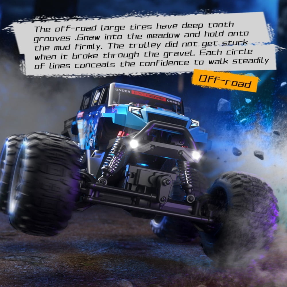 1:18 RC Cars, 2.4GHz 4WD High Speed 30 KM/H Remote Control Car All Terrain Off Road Monster Truck RC Drift Car for Adults Boys 8-12