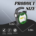 thumbnail image 6 of HIBIBUD 5.2" Green LED Work Light, Portable Camping Light, Battery Powered COB Flood Lamp, 6 of 7