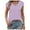 Purple tank tops for women, variant on ATOYSOY Women's Eyelet Loose Tank Tops Tunic Basic Tees Solid Color Camisole V Neck Activewear Girls Summer Workout Sleeveless Trendy Casual Elegant Beige L