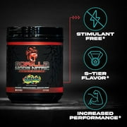 Gorilla Mode Nitric Upgraded Stimulant Free Pre-Workout Powder, Blackberry Lemonade, 1.72 lbs