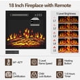 thumbnail image 3 of Waleaf Fireplace TV Stand with Fireplace, 49" Entertainment Center up to 55 inch TV,Dresser for Bedroom, Living Room with Power Outlets & LED Lights, 3 of 6