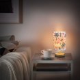 thumbnail image 6 of Bedside Desk Lamp LED Bulb Night Light USB Power Fabric Lampshade Table Lamps Cute Flamingo Flower Tree, 6 of 7