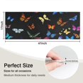 thumbnail image 5 of Black Blue Orange Butterfly Pattern Kitchen Rug Mat,Kitchen Runner Rugs Non Skid Washable,Decorative Kitchen Floor Mats for Kitchen,Sink,Laundry,17"X47", 5 of 5
