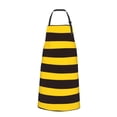 thumbnail image 2 of Lsque Bee Stripe Waterproof Apron Chef Aprons for Men Heavy Duty Chemical Work Apron Extra Long Grilling Aprons with Adjustable Bib Apron, 2 of 9
